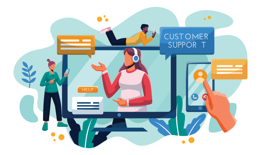 Customer Support ​illustration
